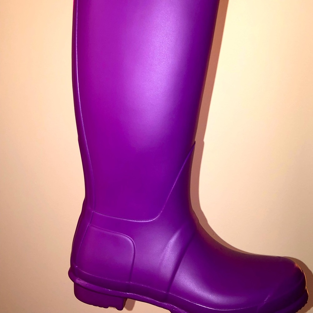 ☔️✨New like rare neon purple hunter boots☔️🌂🌧️✨